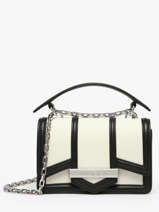 Cross Body Tas K Nova Leder Karl lagerfeld Wit k nova A4W30277